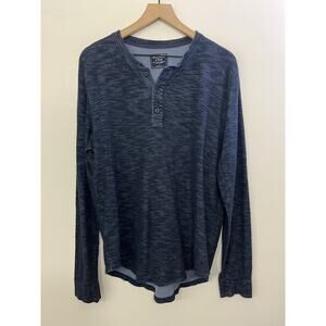Henley Shirt L Normcore Grunge Layer Minimalist Preppy Quiet Luxury Preppy Y2K